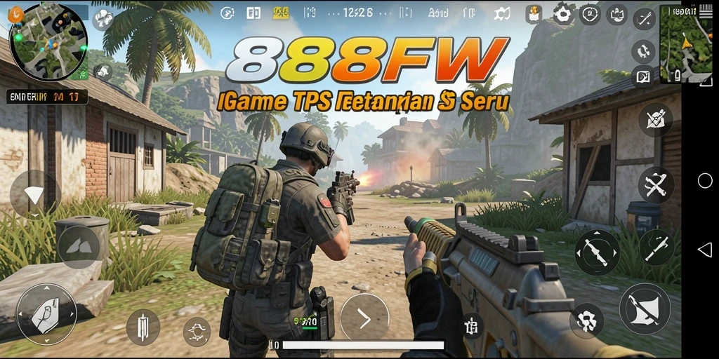 Tampilan seru gameplay TPS dalam 888FW dengan aksi yang mendebarkan.