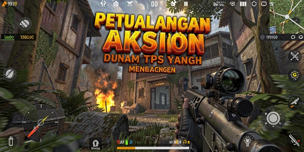 Tampilan seru gameplay TPS di dalam 9939 yang dinamis dan mengasyikkan.