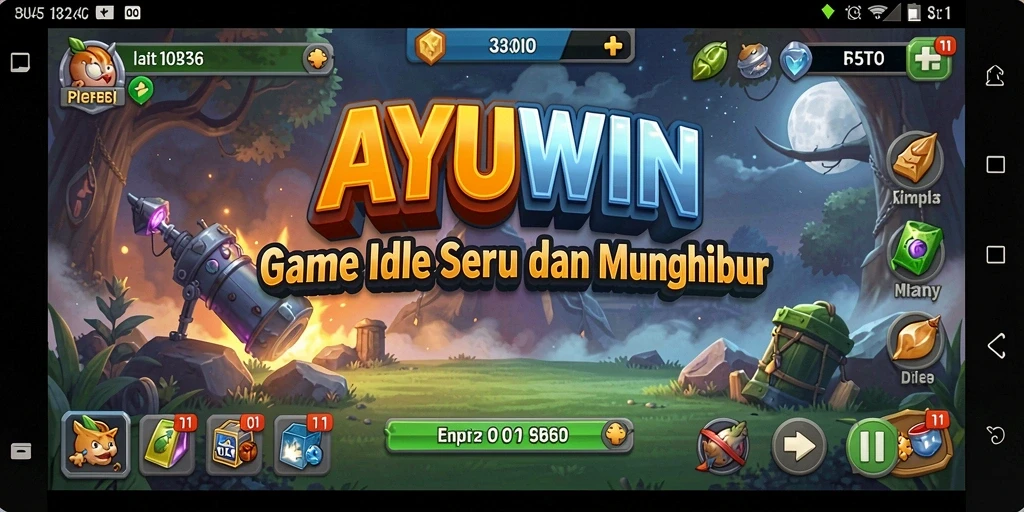 Tampilan gameplay AYUWIN yang menawan dan interaktif.