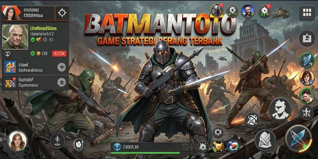Tangkapan layar menampilkan aksi pertempuran di dalam BATMANTOTO.