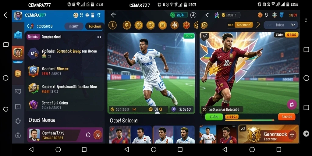 Screenshot CEMARA777 menampilkan momen seru taruhan olahraga.