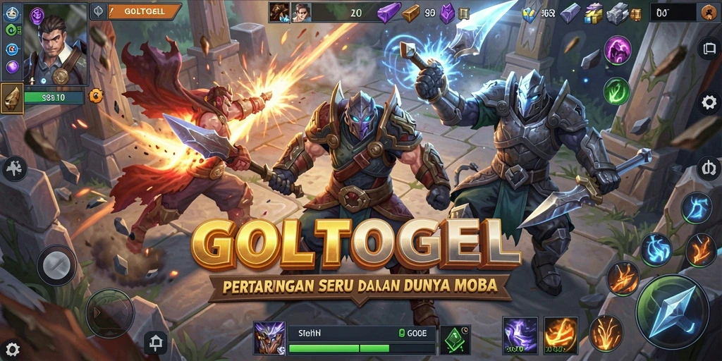 Screenshot yang menunjukkan aksi seru dalam gameplay GOLTOGEL.