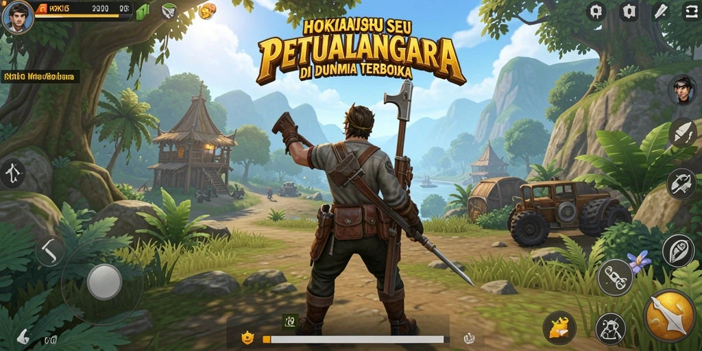Screenshot tampilan gameplay HOKI8815 yang menakjubkan dan luas.