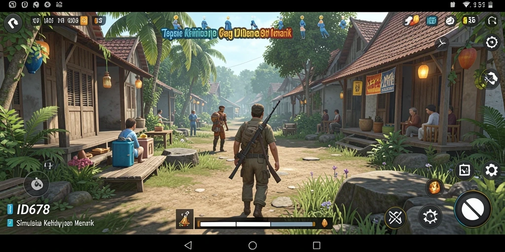 Screenshot gameplay <strong>ID678</strong> menunjukkan interaksi karakter yang dinamis dan lingkungan yang kaya.
