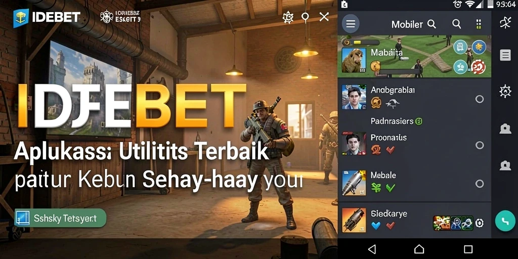Tampilan aplikasi IDEBET yang menawan dan praktis.