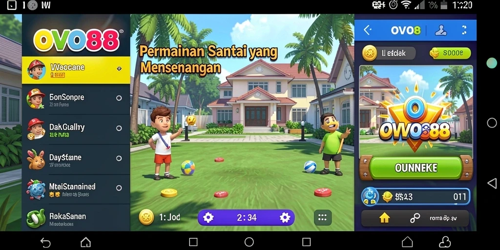 Tampilan gameplay OVO88 yang menarik dan menyenangkan.