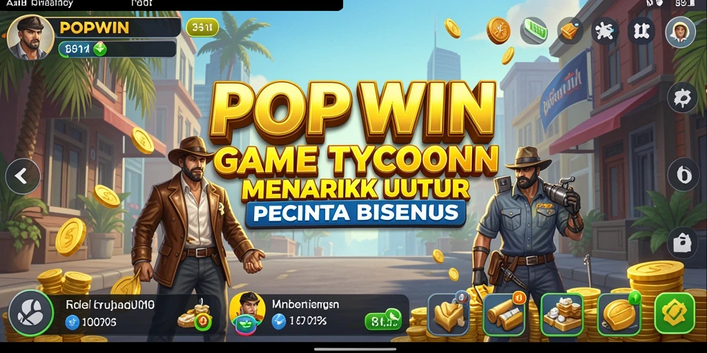 Tampilan gameplay <strong>POPWIN</strong> yang penuh warna dan menarik.