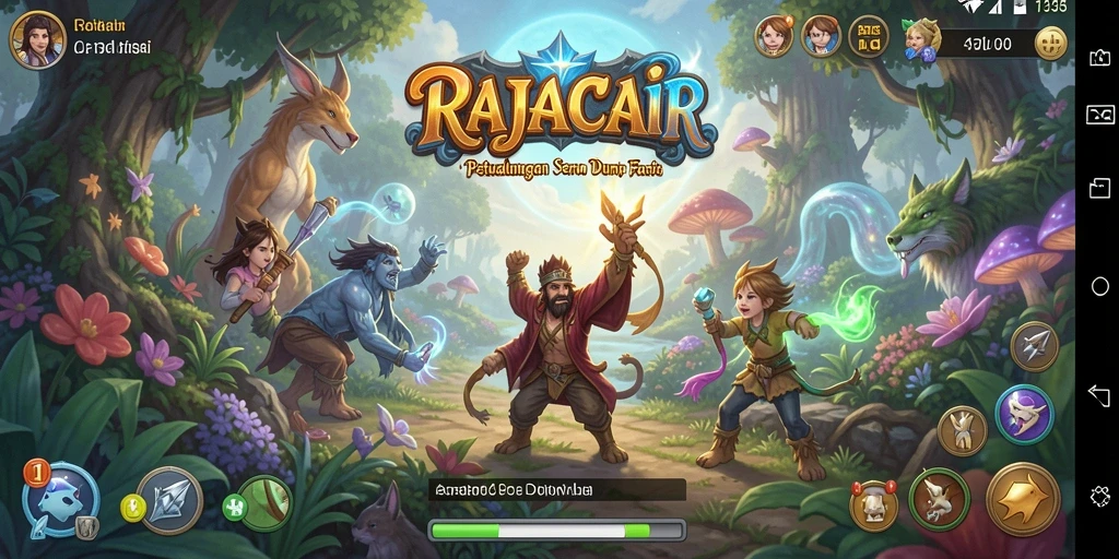 Tampilan menarik dari gameplay petualangan seru RAJACAIR.