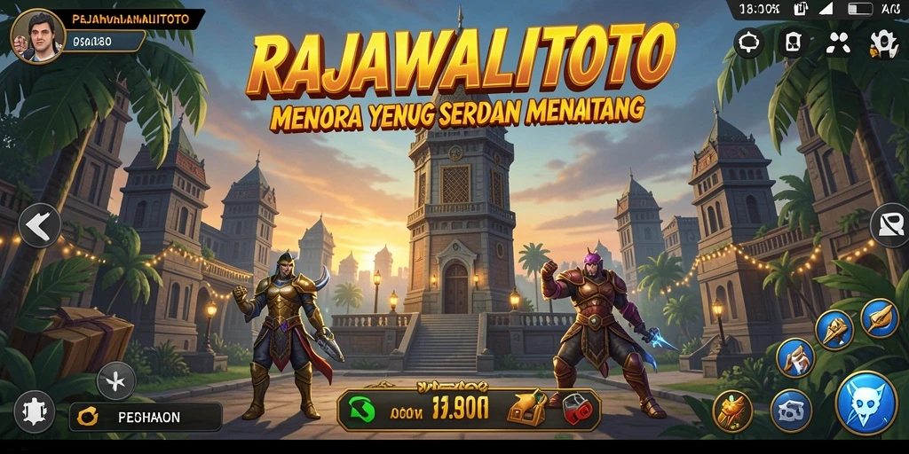 Gameplay seru RAJAWALITOTO yang menantang para pemain.