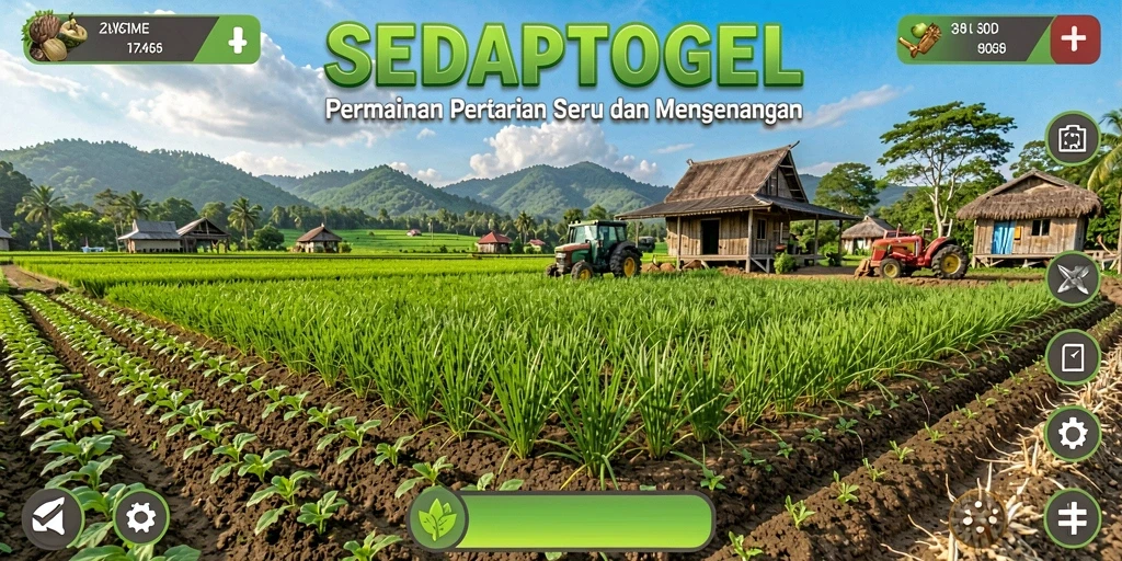 Gameplay menarik dari SEDAPTOGEL dengan berbagai aktivitas pertanian.