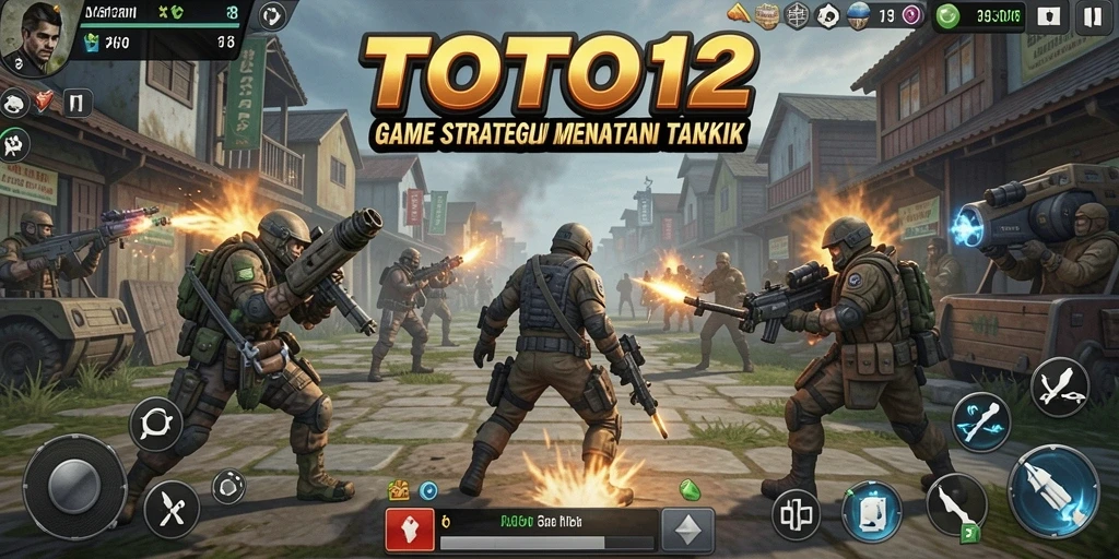 Tangkapan layar TOTO12 menampilkan gameplay menegangkan dengan strategi yang kompleks.