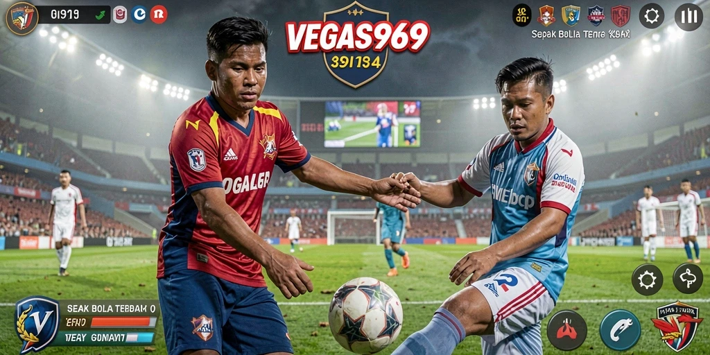 Tampilan gameplay seru dalam VEGAS969 dengan aksi cepat di lapangan.