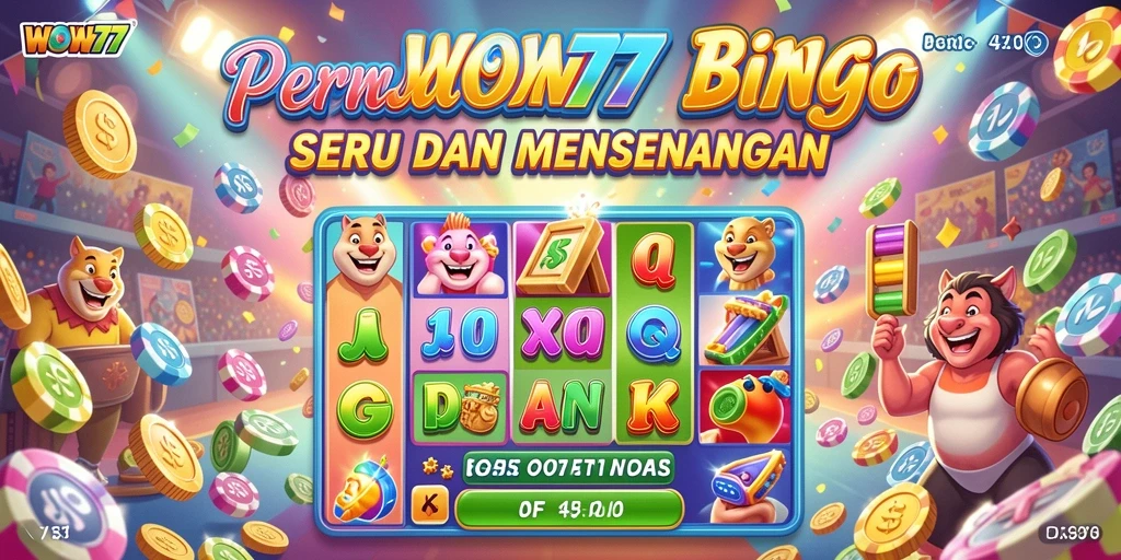 Tampilan gameplay <strong>WOW77</strong> yang seru dan interaktif di game Bingo.